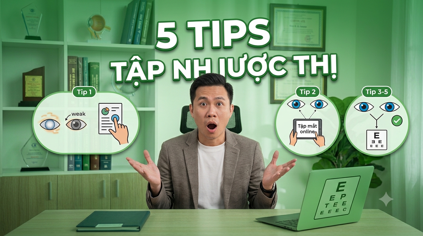 5 tips tập nhược thị hiệu quả ở người lớn